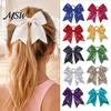 Photo Shoot Hair Ornaments Sequins Bows, Elastic Tie, Large Cheerleading Dance Team Ties Band Ponytail Holder, Glitter Scrunchies for Women