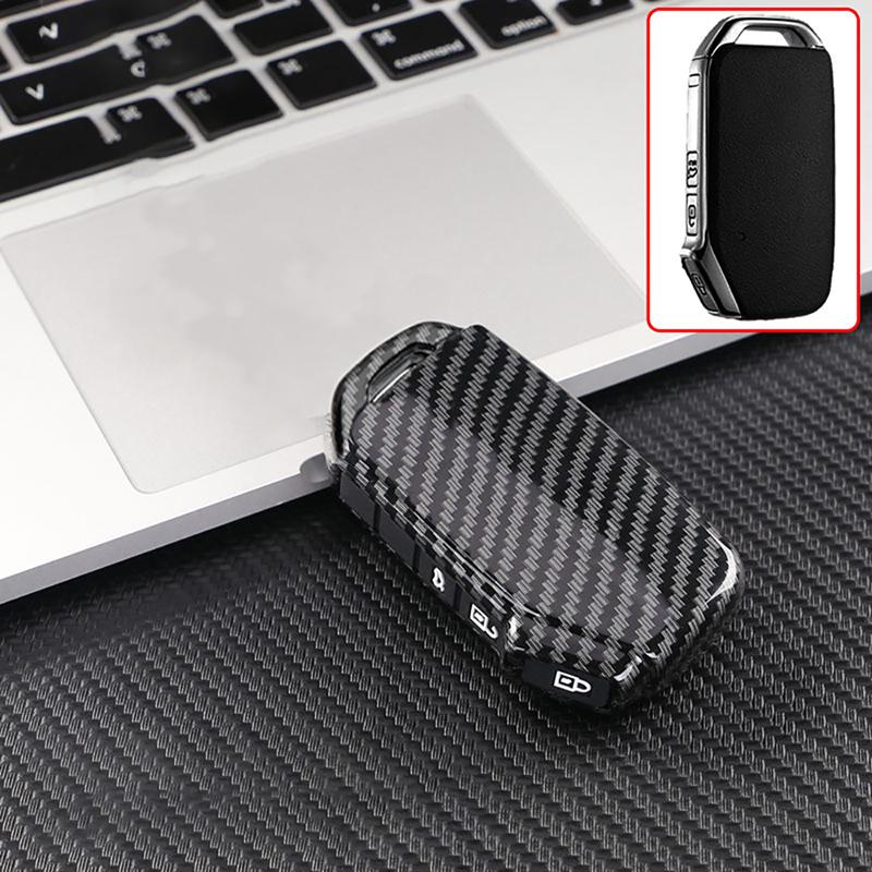 Carbon Car Key Case Cover For Kia Ceed Proceed Gt Niro K5 Dls Optima Seltos Cadenza K7 K8 Xceed     Accessories