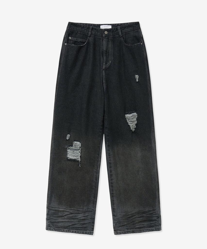 MINAV Tone-Out Lifestyle Denim Pants [Black]