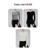 Women's Seamless Long Sleeve Yoga Top - Nude Feel, High-End, Quick-Drying, Comfortable for Autumn & Winter Fitness and Pilates.