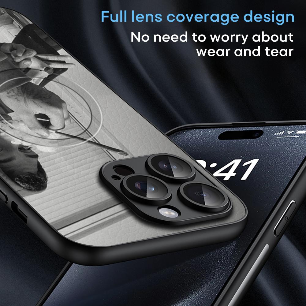 Mc-KevinSN Rap Pula-CatraCS Phone Case For iPhone 17 16 15 14 13 12 11 Plus Pro Max High-end Luxury Magsafe Sheepskin