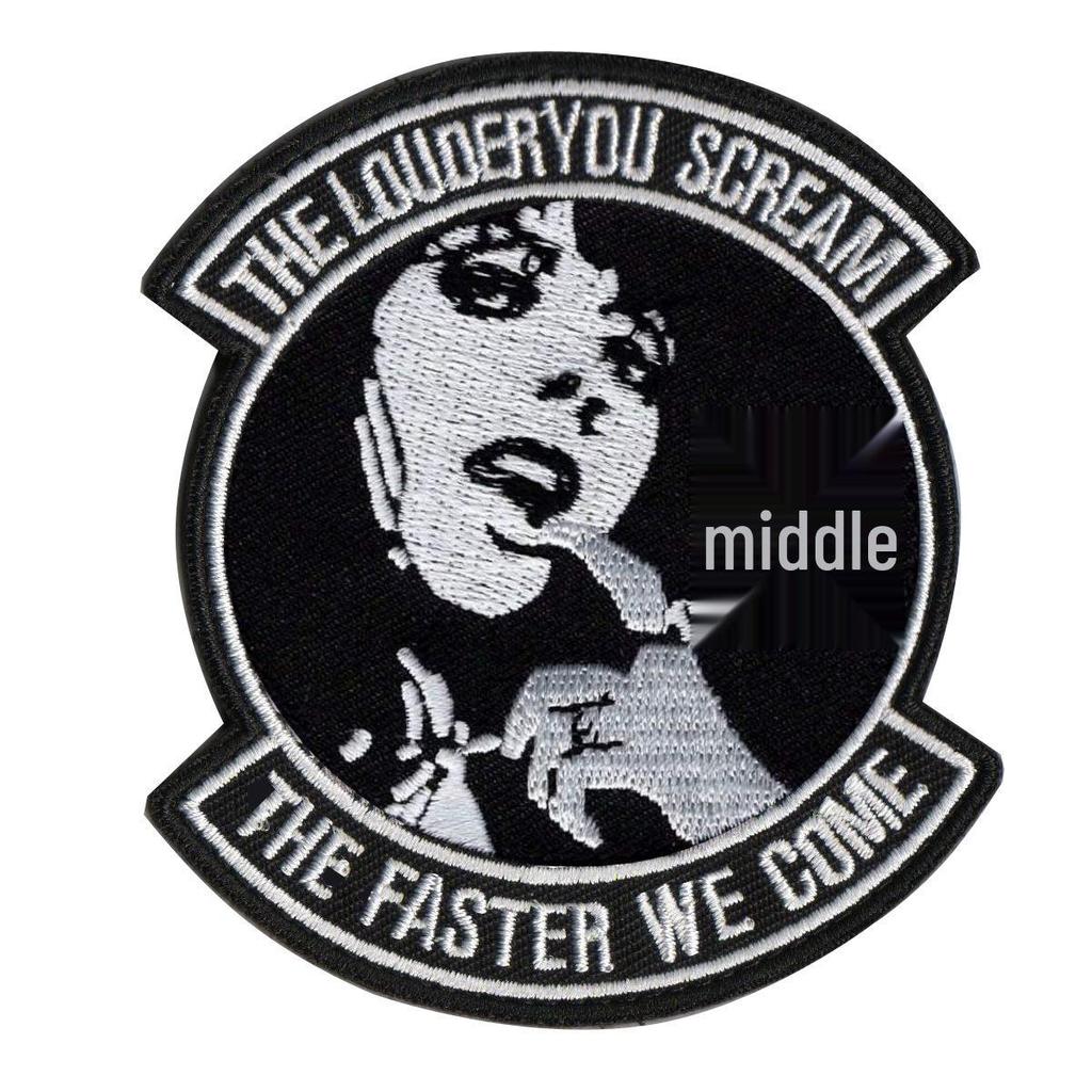 Cross-Border Snake Rescue PVC Patch: Loud Scream EMT Hot Girl Embroidered Arm Patch