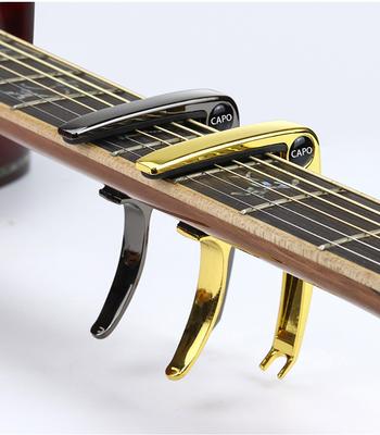 Metal Guitar Capo Guitar Tuner Clamp Zinc Alloy Professional Key Trigger Capo for Acoustic Electric Guitar with Rubber Grip