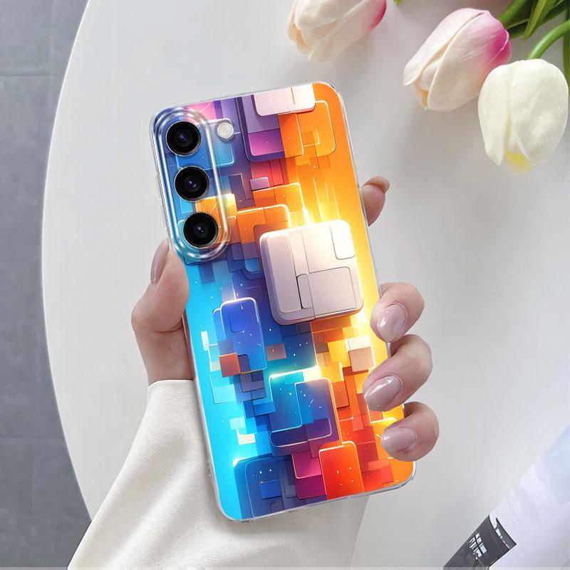 For Samsung S23 Plus S23 Ultra Case Luxury Phone Case For Samsung GalaxyS23 S23 FE Marble Clear Soft Silicone Protective Cover