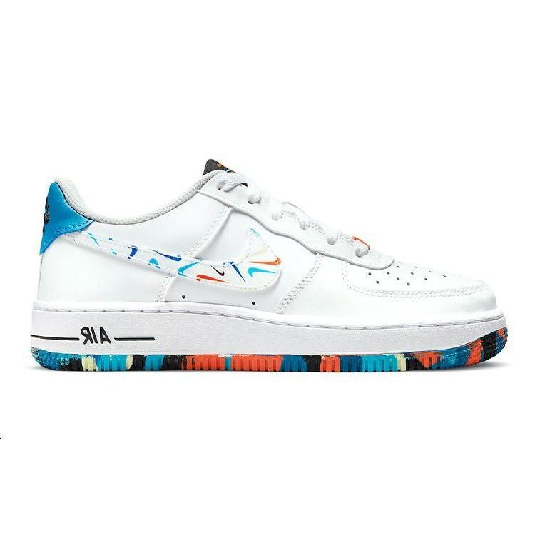 New Nike Air Force 1 Low Multicolor Swooshes GS DM7597-100