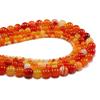 4/6/8/10/12mm Natural Orange Banded Agat Natural Stone Round Beads For Jewelry Making DIY Bracelet Necklace Earring 1strand/lot