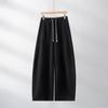 Women Curved Wide Leg Sweatpants Loose Straight Casual Pants Autumn Winter Slimming