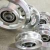 Universal Aluminium Alloy Bearing Pulley Wheel Diameter 73mm&88mm&95mm&110mm&114mm 5 Size Suitable for Transmission Equipment