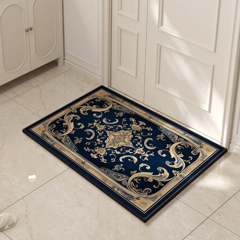 Felpudo de Entrada Lavable para Exterior Felpudo Delantero Antideslizante para Pasillo Baño Alfombra Decorativa para el Hogar Alfombra para Uso Interior Exterior