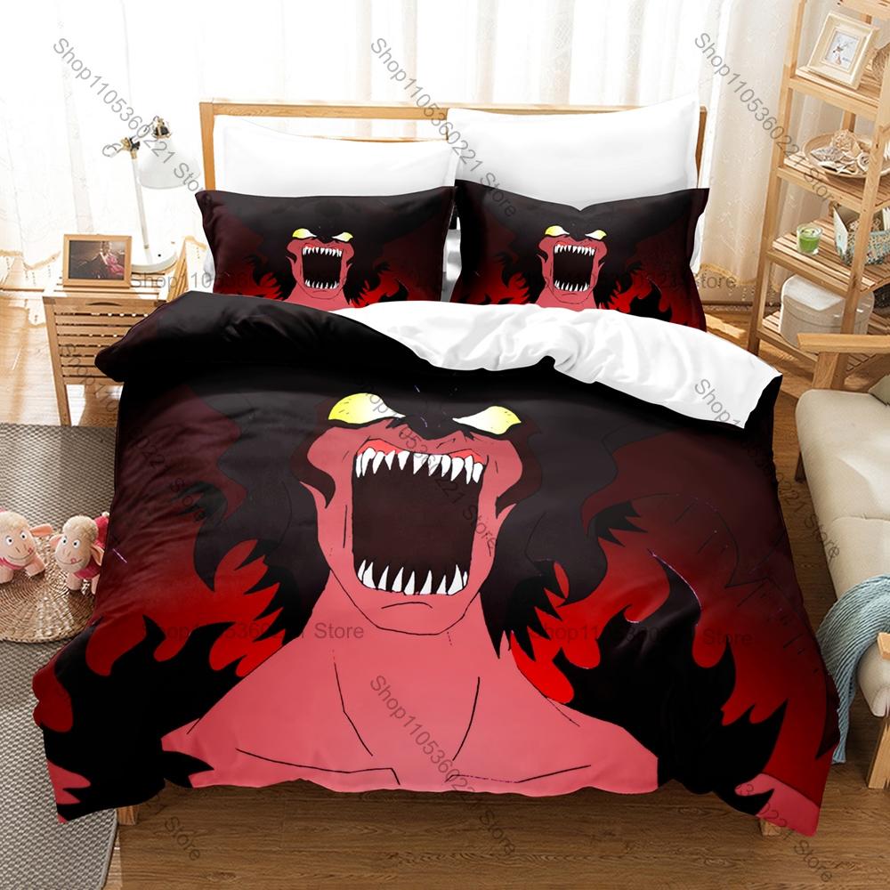 Devilman Akira Fudo Devilman Crybaby Dark Demon Horror Classic Japanese Action Anime HD Bedding Set Duvet Cover + 2 Pillowcases