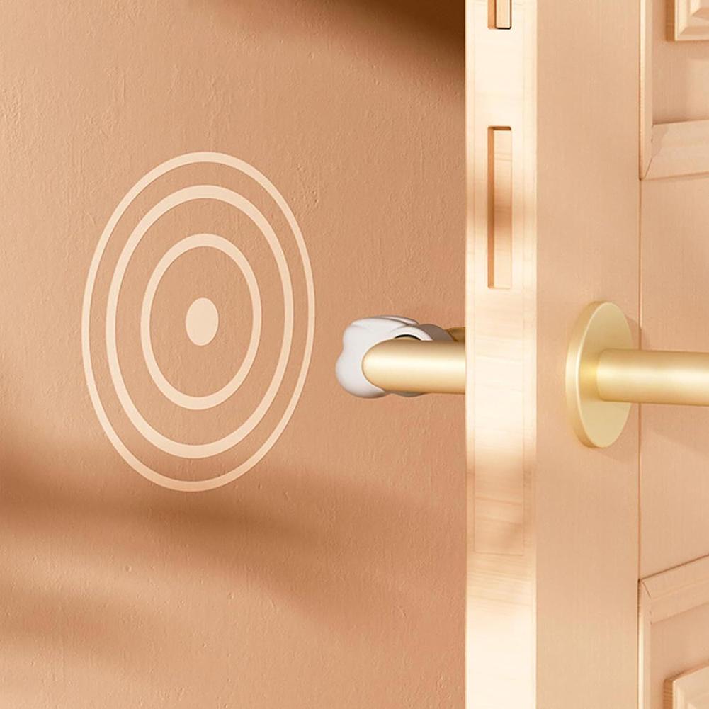 Decorative For Door Stops 6 Pack Bunny Style Silicone Wall Protectors for For Door Handles 16 to 20 mm Diameter Soft Material