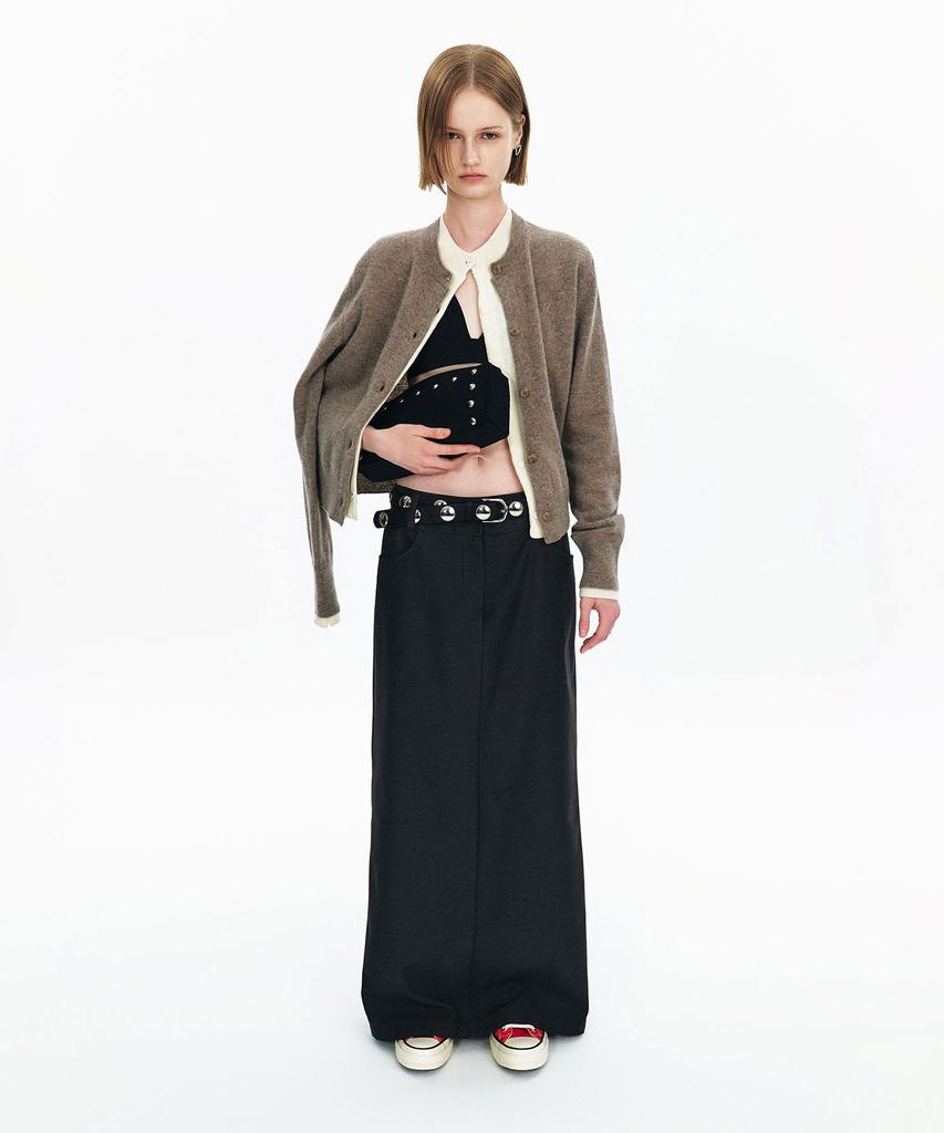 Yunse Base Long Skirt (Charcoal)