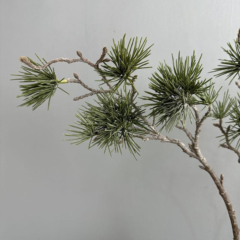 Plastic Artificial Pine Branch Green Fake Plants Pine Trees Plants Living Room Decor