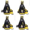 Borsa da petto Pokemon Fulmine per bambini in nylon traspirante per uso quotidiano