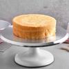 Supporto Girevole per Decorare Torte da 10 Pollici Piatto Girevole Professionale in Lega di Alluminio per Decorazione Torte Casalinga Accessori Bianco