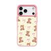 Applicable To Apple 17 Mobile Phone Case, Advanced Sense 16 Replaceable Back Plate 15promax Magnetic Mobile Phone Case, Blue Love Bear.
