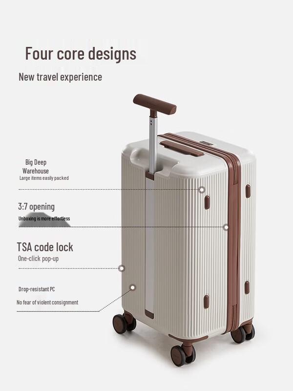 OIWAS Pioneer Series Hardside Spinner Luggage 20-inch