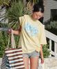 AMES-WORLDWIDE Heart Spray Tee Yellow