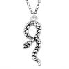 Snake Charm Necklace Dragon Minimalist Serpent Pendant For Women Grunge Aesthetic Jewelry 43cm Chain