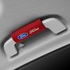 Adesivo per Auto 1pz Camoscio Tetto Auto Bracciolo Tirare Copertura Protettiva Guanti Maniglia Porta Per Ford Fiesta C-Max Kuga Ranger Raptor KA Fusi