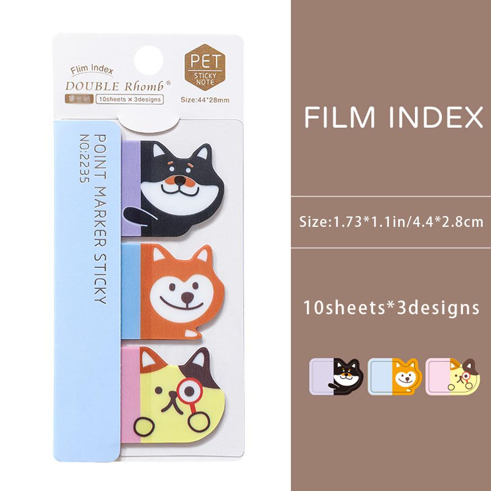 

Share Time Index Sticky Convenience Sticker Cute Student Label Sticker