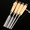 LinLiQiao 4-Piece Woodworking Chisel Set, DIY Wood Carving Chisel for Carpentry, Carving, and More (Size: 4 Set)