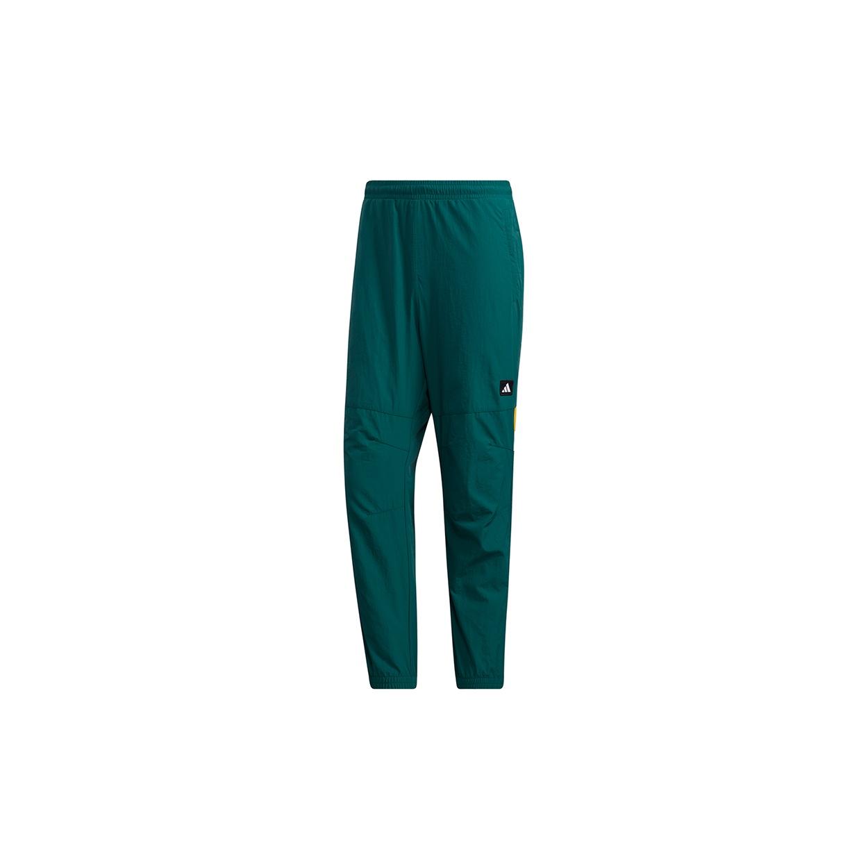adidas Ub Pnt Double logo Colorblock Casual Sports Pants Forest Green Men s GM4440 M