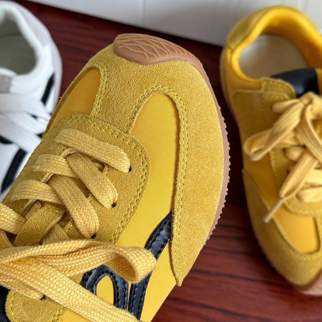 Girls' Sports Shoes 2025 Spring and Autumn New Children's Forrest Gump Shoes Soft Sole Breathable Casual Board Shoes Boys' Moral Training Shoes