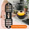 Sangle de Fixation en Silicone pour Couvercle de Pot Bande Élastique Réglable Résistante à la Chaleur Antidérapante Réutilisable Sangle à Loquet pour Mijoteuse Boîtes à Lunch Gadgets de Cuisine