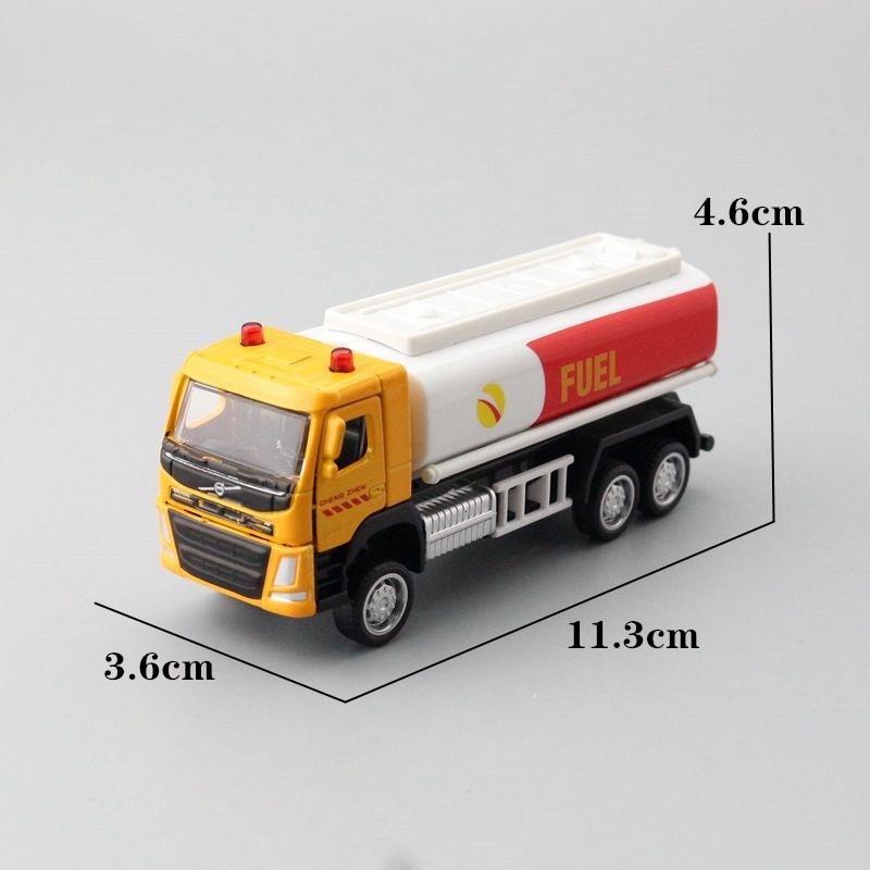 Alloy Model Tanker With Inertia Control And Door Opening Design For Kids Gift