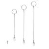 150mm/240mm/300mm Lanyard Cable Stainless Steel Safety Tether Wire Quick Release Pin Lanyard Safety Wire for Boat Marine