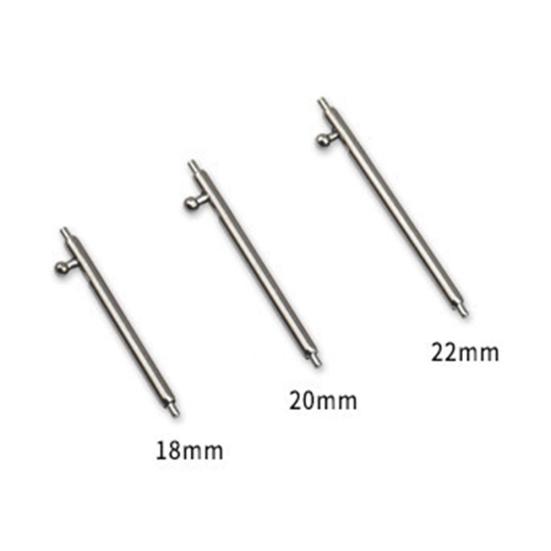2Pcs 18/20/22mm Stainless Steel Quick Release Watch Strap Band Spring Bar Pin