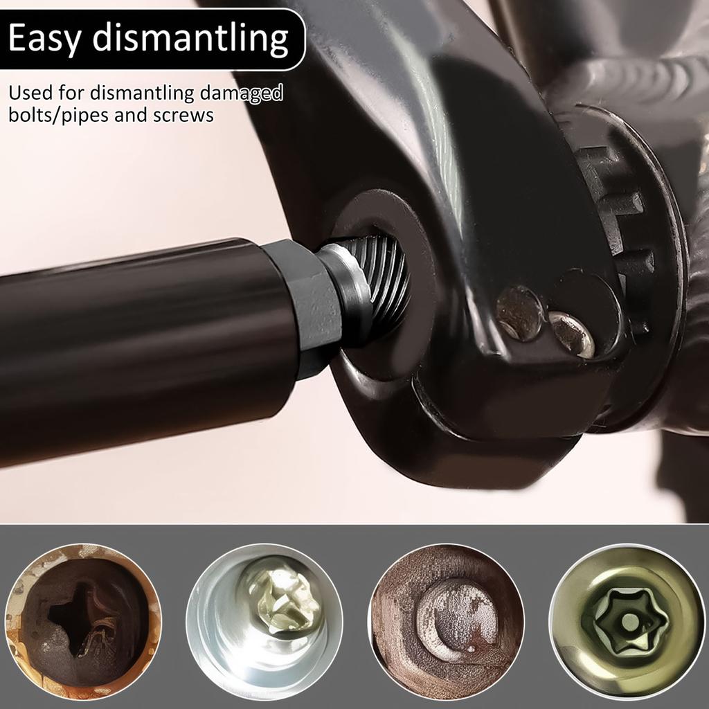 10/20Pcs Multi Spline Screw Extractor Set Alloy Steel Damaged Bolt Removal Tool Easy Out Rusted Bolt Removal for 1/8-13/32Inch