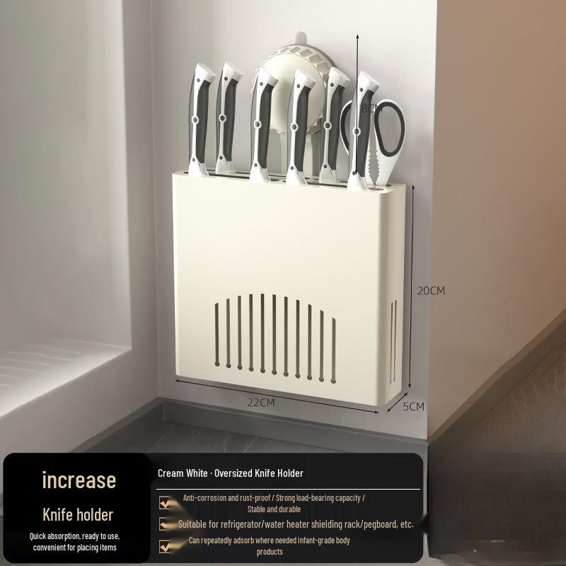 cmaos Suction Cup Wall-Mounted Knife Rack