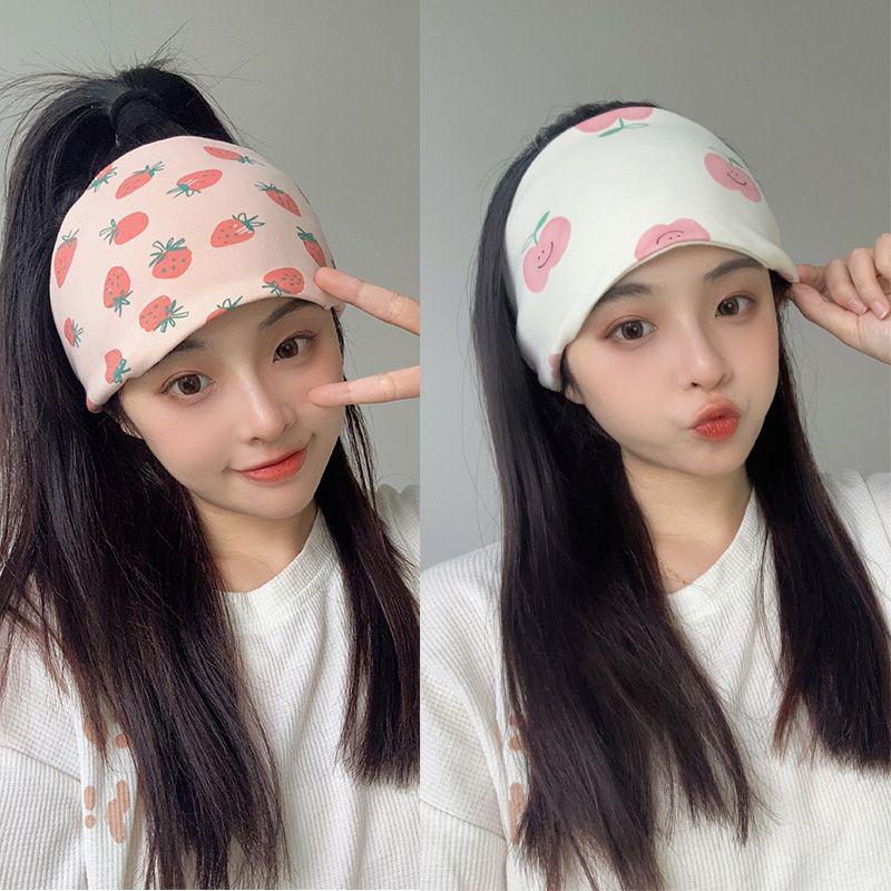 Breathable Maternity Headscarf: Cute, Cotton, Sweat-Absorbent Wide-Brim Hat for Spring/Summer