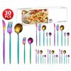 Stainless Steel 30-Piece Tableware Steak Knife, Fork and Spoon 5 Main Pieces Tableware Suit