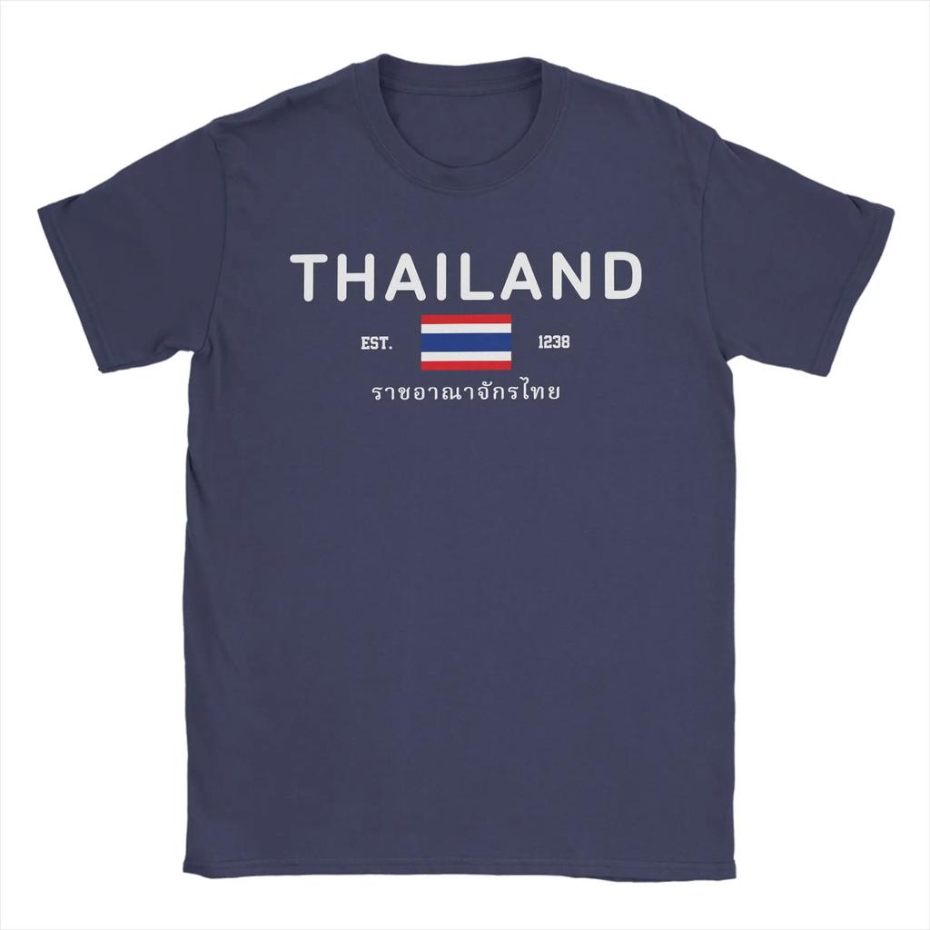 Thailand Est1949 Krung Thep Maha Nakhon Capital Unisex T Shirts Tees Short Sleeve O Neck Tshirts 100 Cotton New Arrival Tops