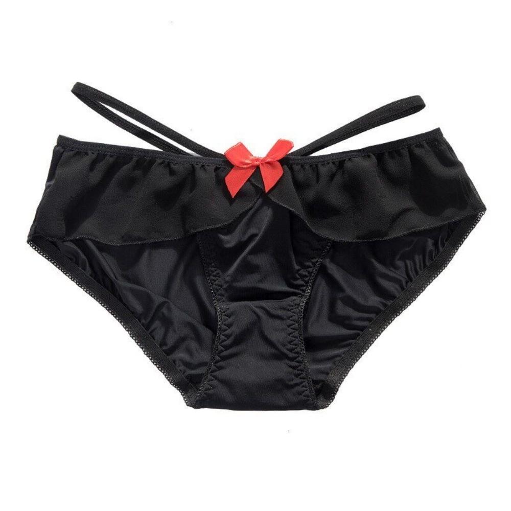 Sexy Girls Fitness Bow Japanese Style Female Lingerie Low-Rise Thong Lolita Panties Underwear
