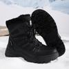 Botas de Invierno Impermeables para Mujer de Talla Grande, Botines Antideslizantes de Goma para Mujer, Botas de Nieve, Zapatos Cálidos de Invierno