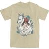 Grafische Neuheit Prinzessin Mononokes Hime T-Shirts für Herren Damen Reine Baumwolle Kodama Baum Waldgeist T-Shirts Shirt