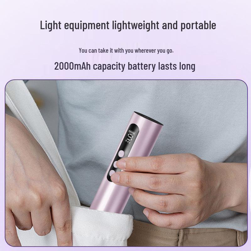 Rechargeable Electric Foot Scrubber & Grinder with Screen Display - Dual Function Pedicure/Manicure Tool with New Metal Body