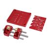 Chisel Sharpening Angle Setter Easy Honing Guide System Adjustable 5 32 to 3 Inch Woodworking Tools Red