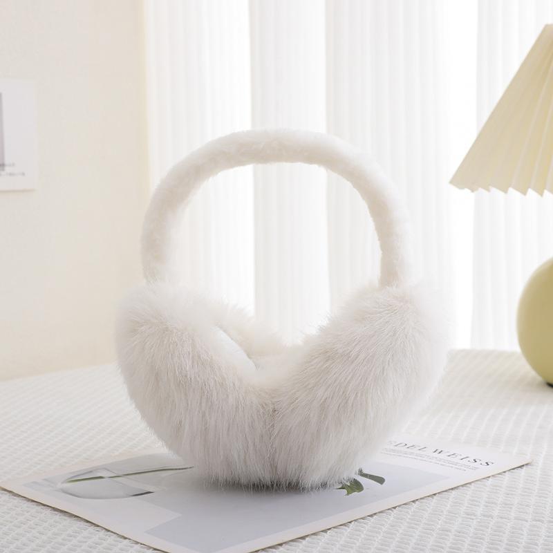Fashion Soft Faux Fur Ear Warmer Winter Earmuffs For Women Men Solid Color Earflap Outdoor Cold Protection Ear-Muffs Ear Cover