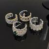 French Vintage Bratich Lace Open Ring Fashion Two-Color Italian High-End Hollow Celebrity Ring