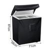For 3.5 Cubic Feet Chest Refrigerator Cover With Zipper Waterproof Refrigerator Covers 64*58*87cm, 71*58*87cm, And 101*64*89cm