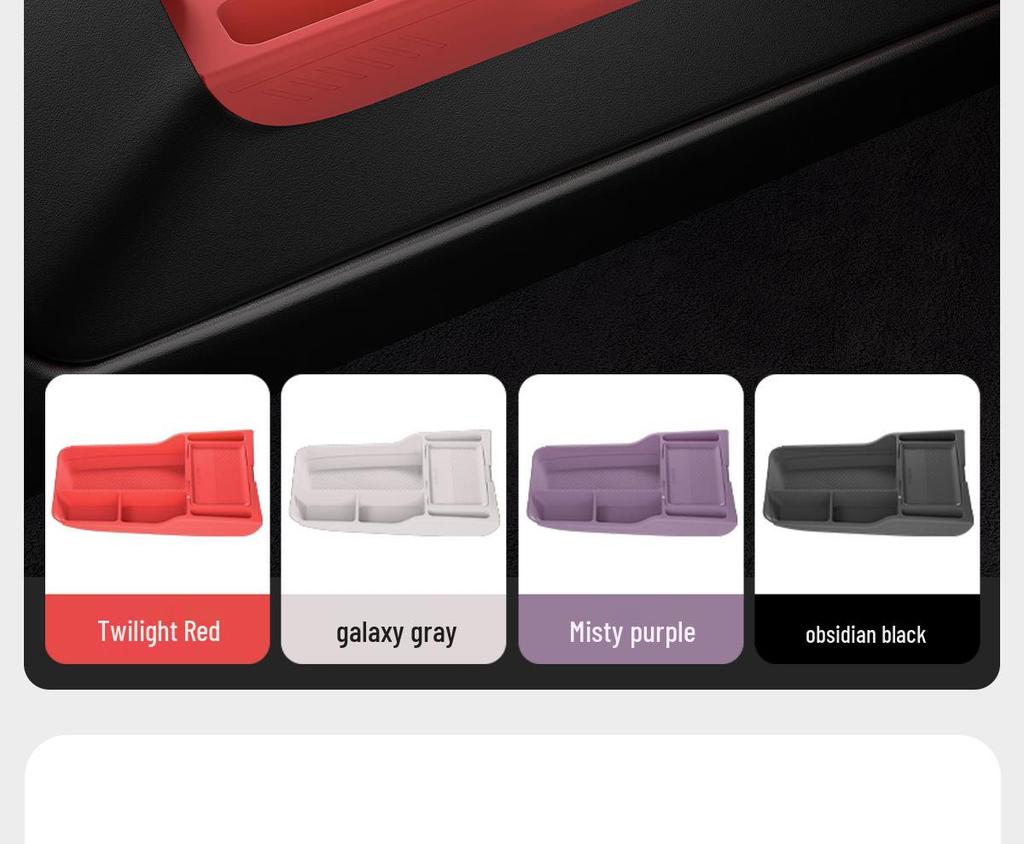 Xiaomi SU7 Center Console Double-Layer Storage Box for Car Armrest