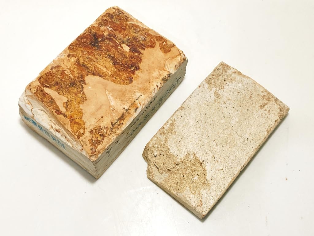 Natural with from Ozu In Iyo Tonotori Suitable for Outdoor Includes from Ukyo Includes a Box of 10 Higonokami Stones Whetstones, Yamashiro-inscribed,