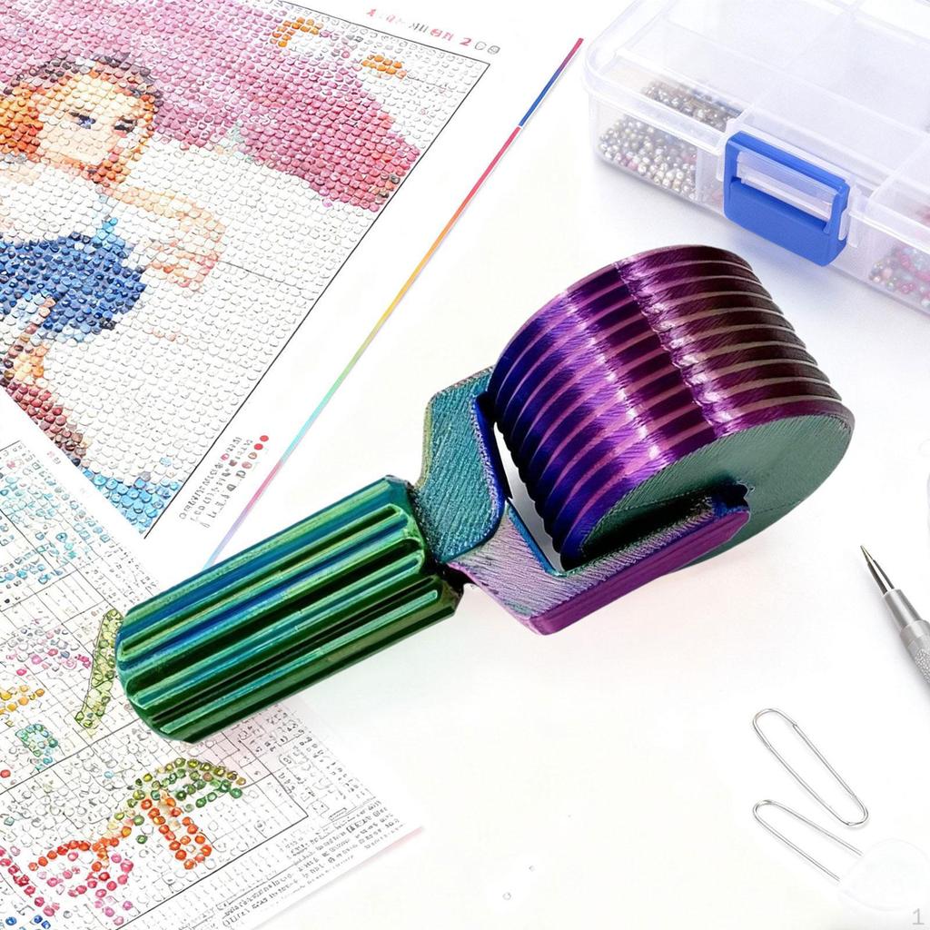Diamond Art Roller Convenient Supplies Pressing Tool Glue Rainbow