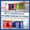 Can Dispenser Beer Soda Storage Rack Refrigerator Slide Under Shelf For Soda Can Beverage Organizer Container Fridge Storage
