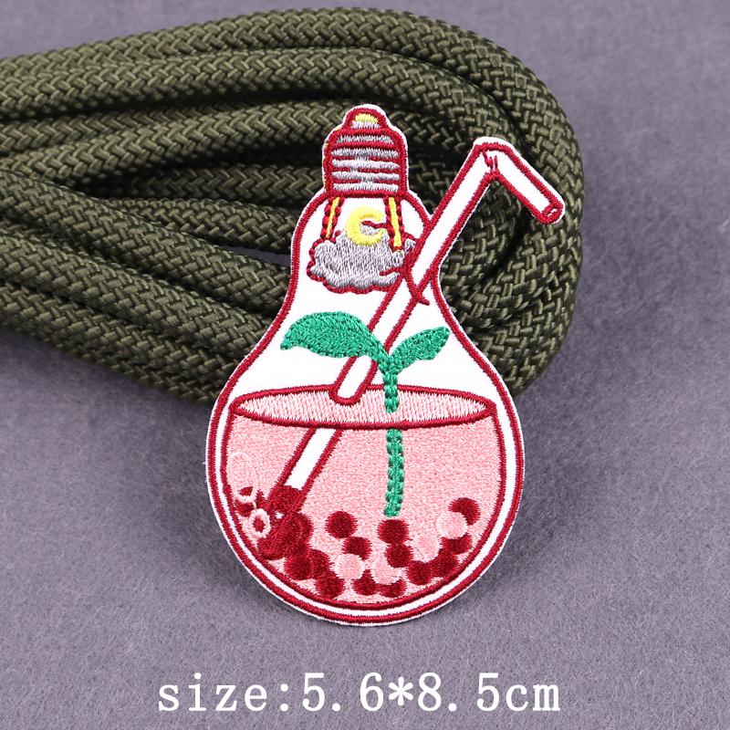 Heart Landscape Patch Iron On Patches For Clothing Wilderness Outdoor Embroidery Patches For Clothes Adventure Patch Stickers